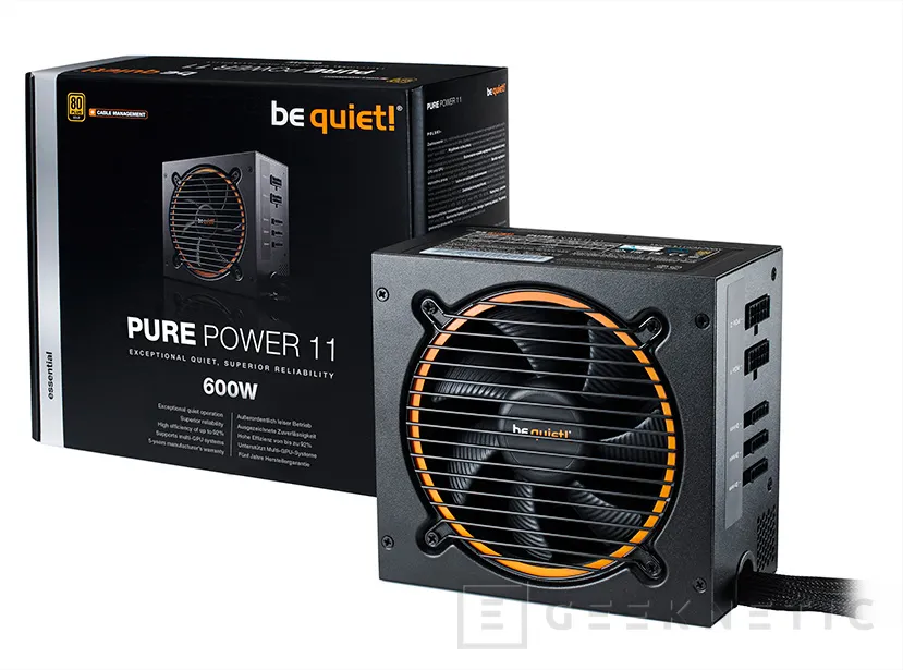 Geeknetic Review Fuente de alimentación Be Quiet! Pure Power 11 600W CM 2