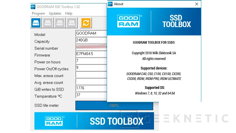 Geeknetic Review SSD GoodRAM IRDM Pro SATA 240GB 11