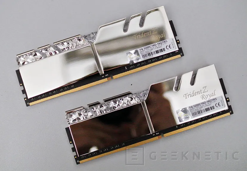 Geeknetic Review Memoria DDR4 G.Skill Trident Z Royal 3200C16 10