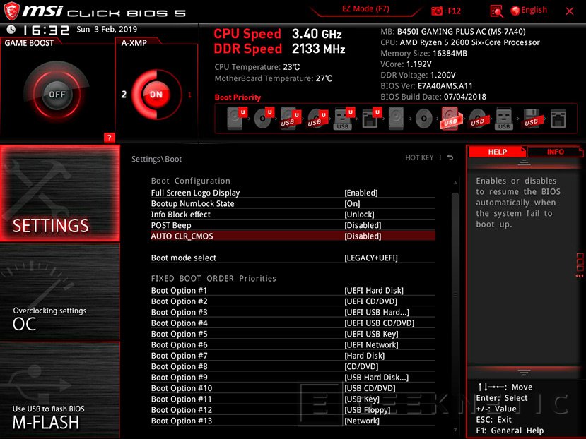 Msi b450 gaming plus max online especificaciones