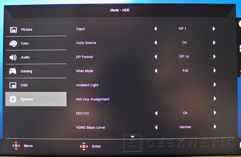 Geeknetic Review Acer Nitro XV3 XV273K 4K IPS HDR400 17