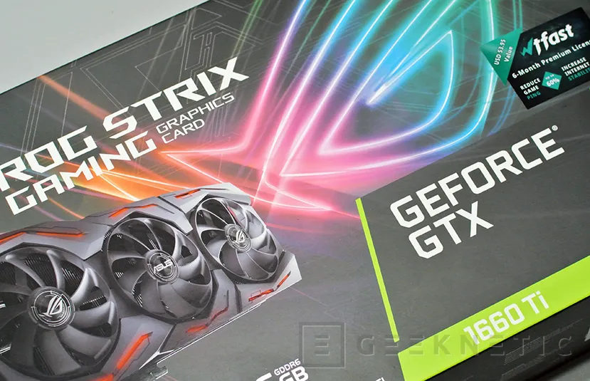 Geeknetic Review tarjeta gráfica ASUS ROG Strix Nvidia GTX 1660 Ti 6G Gaming 9