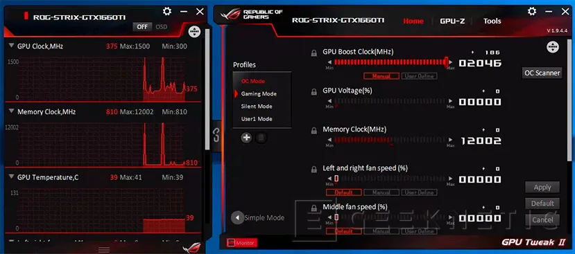 Geeknetic Review tarjeta gráfica ASUS ROG Strix Nvidia GTX 1660 Ti 6G Gaming 21
