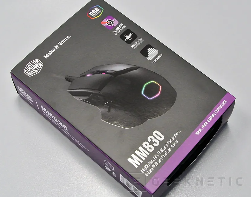 Geeknetic Review Ratón Cooler Master MasterMouse MM830 2