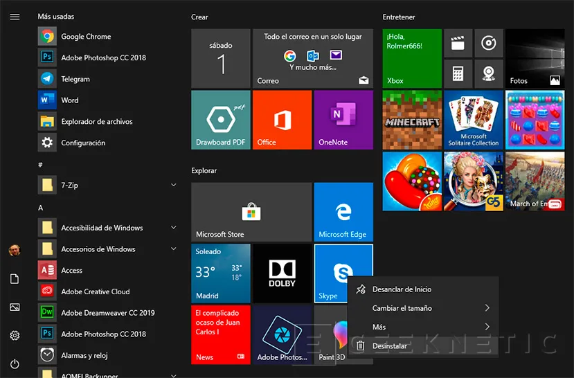 Geeknetic Estas son las nuevas y mejores prestaciones de Windows 10 1903 9