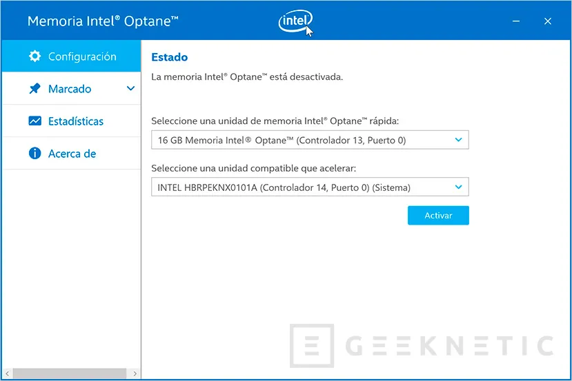 Geeknetic Review Intel Optane Memory H10 256GB 9