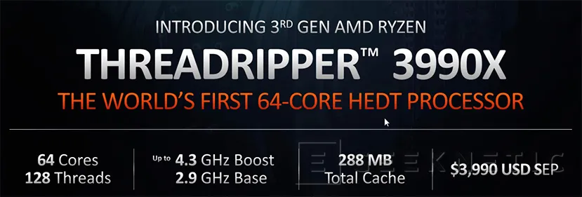 Geeknetic Review AMD 3rd Gen Ryzen Threadripper 3990X 3