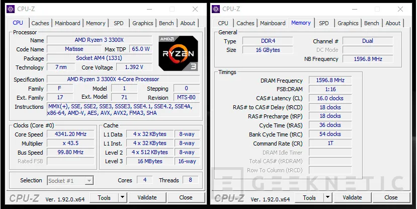 Geeknetic AMD Ryzen 3 3300X Review 7
