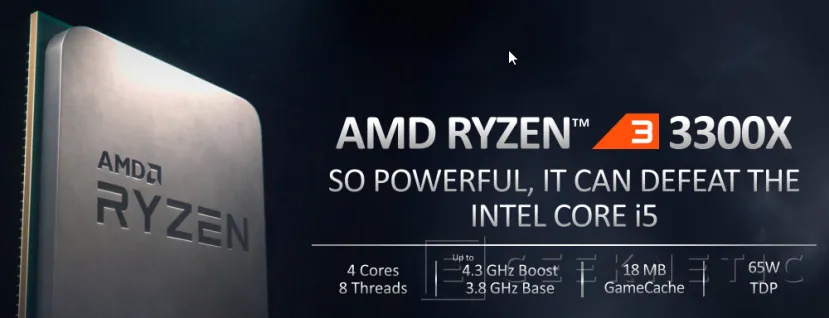 Geeknetic AMD Ryzen 3 3300X Review 1