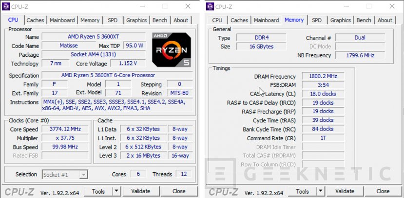 Ryzen 3600x online caracteristicas