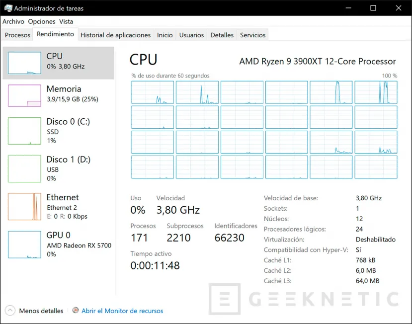 Geeknetic AMD Ryzen 9 3900XT Review 9
