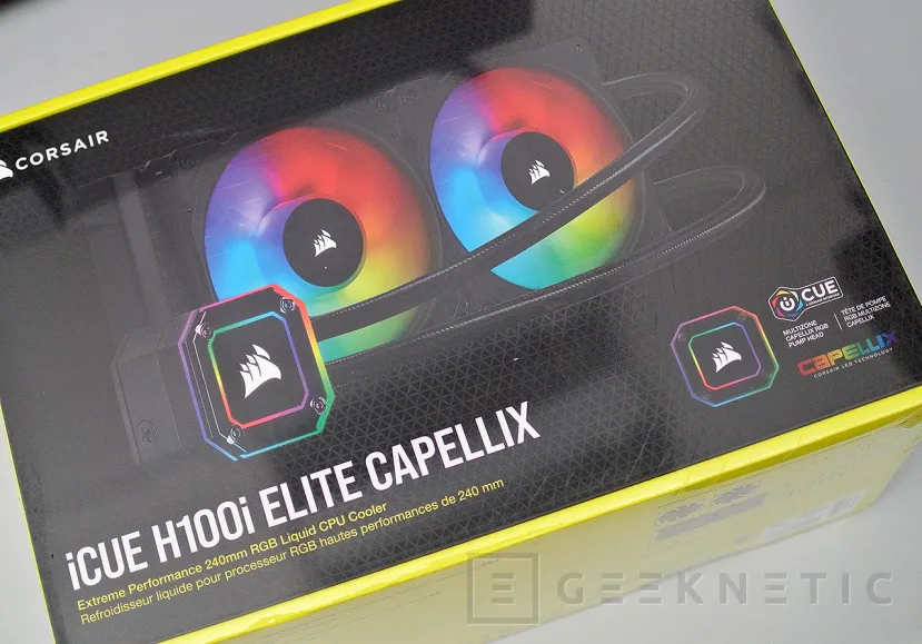 Geeknetic Corsair iCUE ELITE Capellix H100i Review 1
