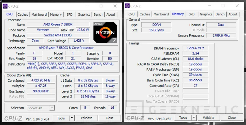 Geeknetic AMD Ryzen 7 5800X Review 9