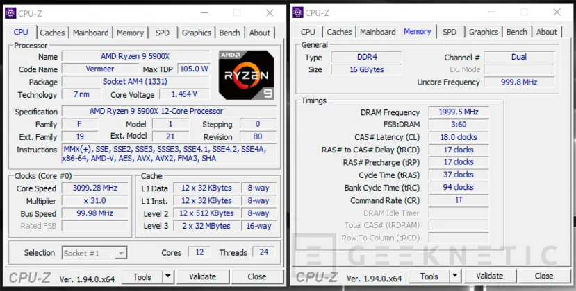 Geeknetic AMD Ryzen 9 5900X Review 7