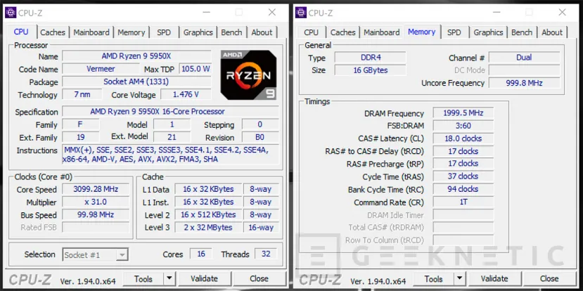 Geeknetic AMD Ryzen 9 5950X Review 8