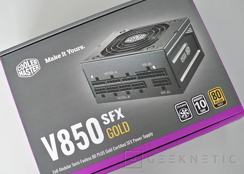 Geeknetic Fuente de alimentación Cooler Master V850 SFX Gold Review 1