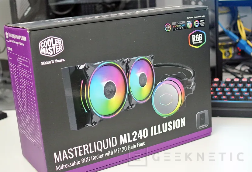 Geeknetic Cooler Master MasterLiquid ML240L Illusion Review 1