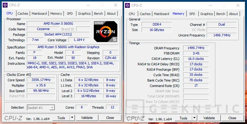 Geeknetic AMD Ryzen 5 5600G Review 7