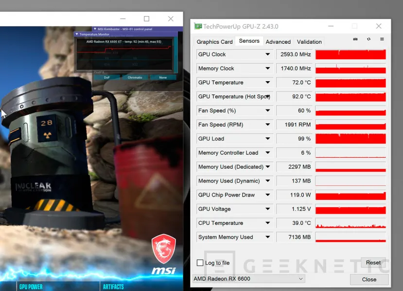 Geeknetic XFX AMD Radeon RX 6600 SWFT 210 Review 18
