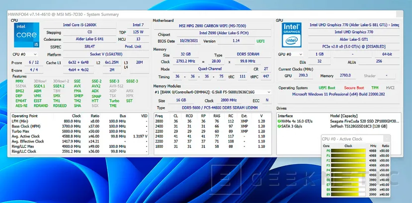 Geeknetic Intel Core i5-12600K Review 9