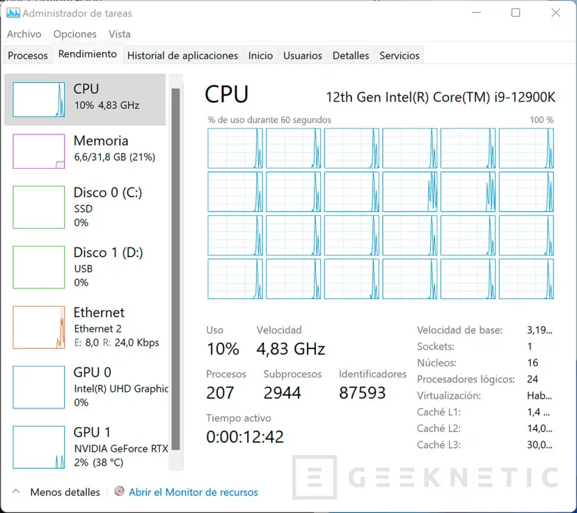Geeknetic Intel Core i9-12900K Review 18