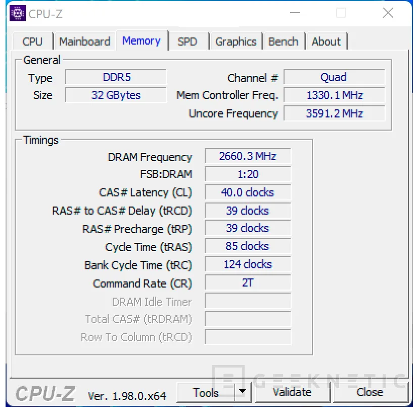 Geeknetic Corsair VENGEANCE DDR5 5200 2x16GB C38 Review 12