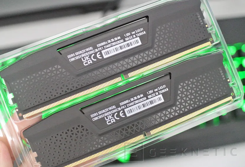 Geeknetic Corsair VENGEANCE DDR5 5200 2x16GB C38 Review 3