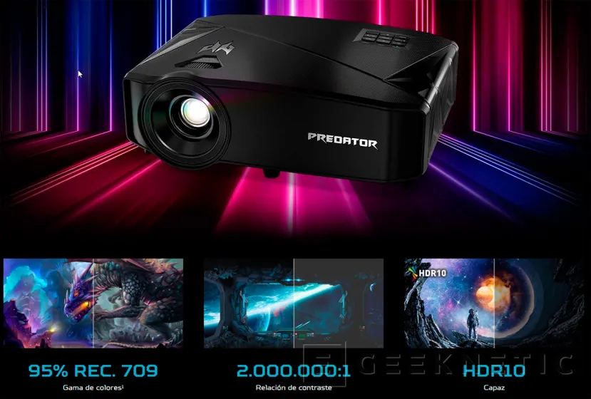 Geeknetic 4k projectors as an alternative Gaming 7