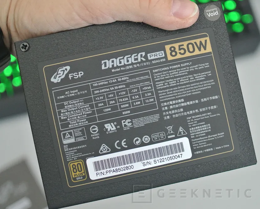 Geeknetic FSP Dagger Pro 850W Review 5