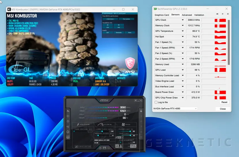 Geeknetic MSI NVIDIA GeForce RTX 4090 SUPRIM X 24G Review 24