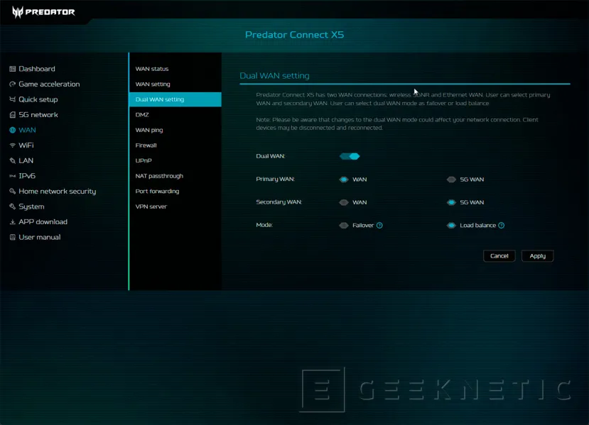 Geeknetic Acer Predator X5 5G Review 10