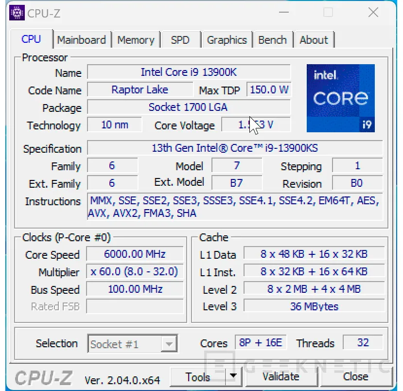 Geeknetic Intel Core i9-13900KS Review 13