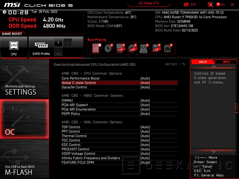 Geeknetic MSI MAG X670E TOMAHAWK WIFI Review 22