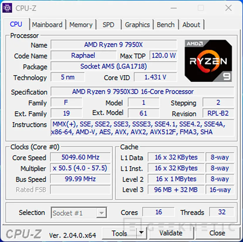 Geeknetic AMD Ryzen 9 7950X3D Review 11