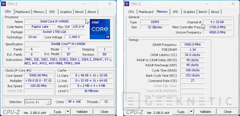 Geeknetic Intel Core i9-14900K Review 8