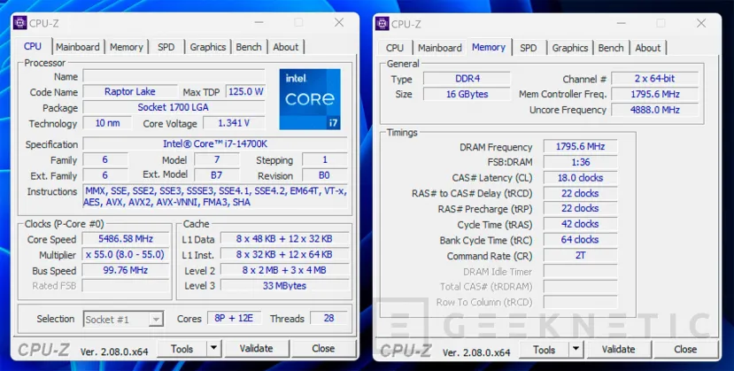Geeknetic Intel Core i7-14700K Review 11
