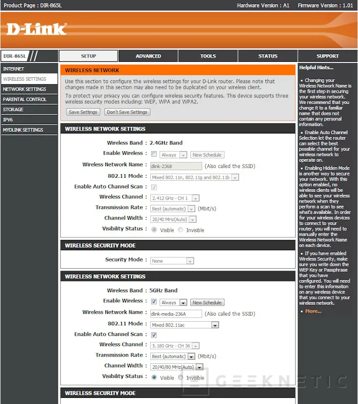 Geeknetic D-Link DIR-865L. AC1750 Cloud Gigabit Router 4