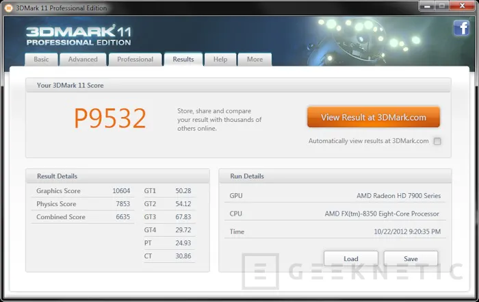 Geeknetic AMD Vishera. AMD FX-8350 12