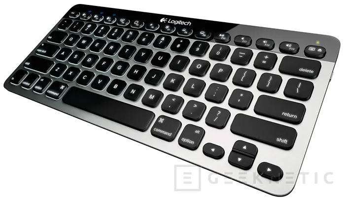 Geeknetic Logitech Bluetooth Illuminated Keyboard K810 13