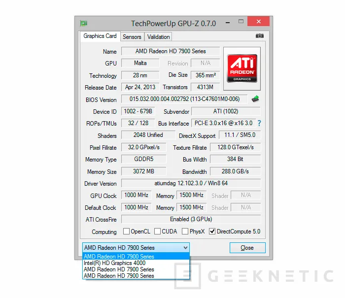 Geeknetic AMD Radeon HD 7990. Las doble-GPU siguen mandando 10