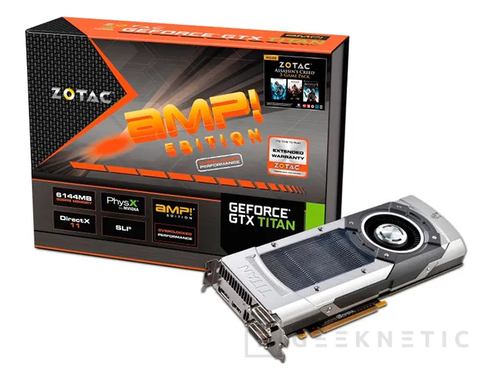 Geeknetic Zotac Geforce GTX Titan AMP! 1