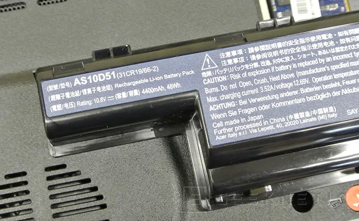Geeknetic Acer Aspire V3-722G. Geforce GTX 760M 18