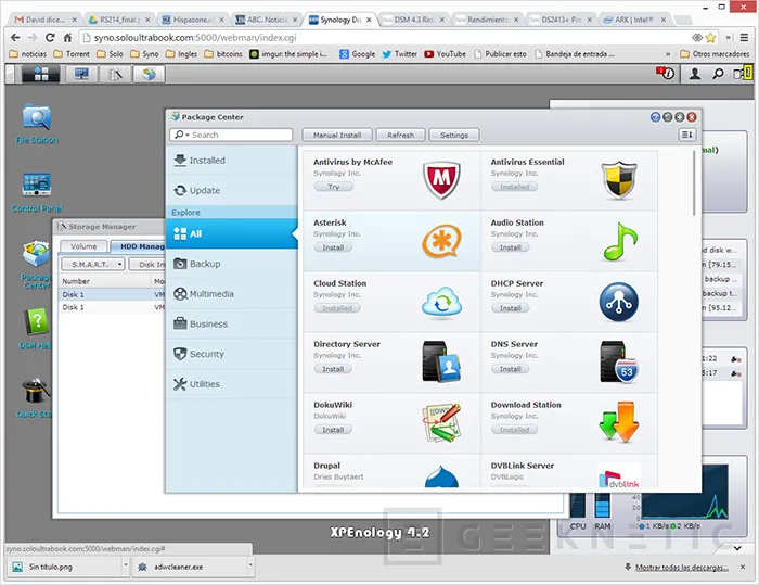 Geeknetic Synology Diskstation DS2413+. Un sueño para la PYME 10