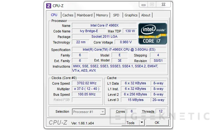 Geeknetic Intel Core i7-4960X y ASUS X79 Deluxe 3