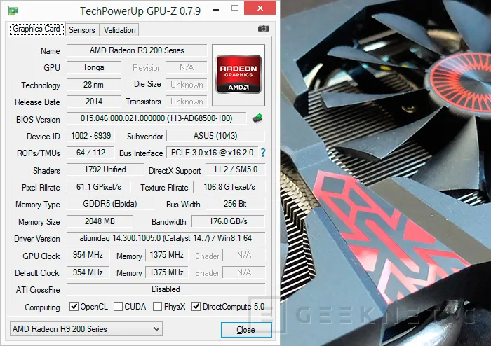 Geeknetic AMD FX 8370E + Radeon R9 285 6