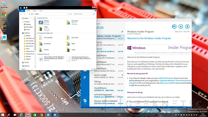 Geeknetic Microsoft Windows 10 Technical Preview 2