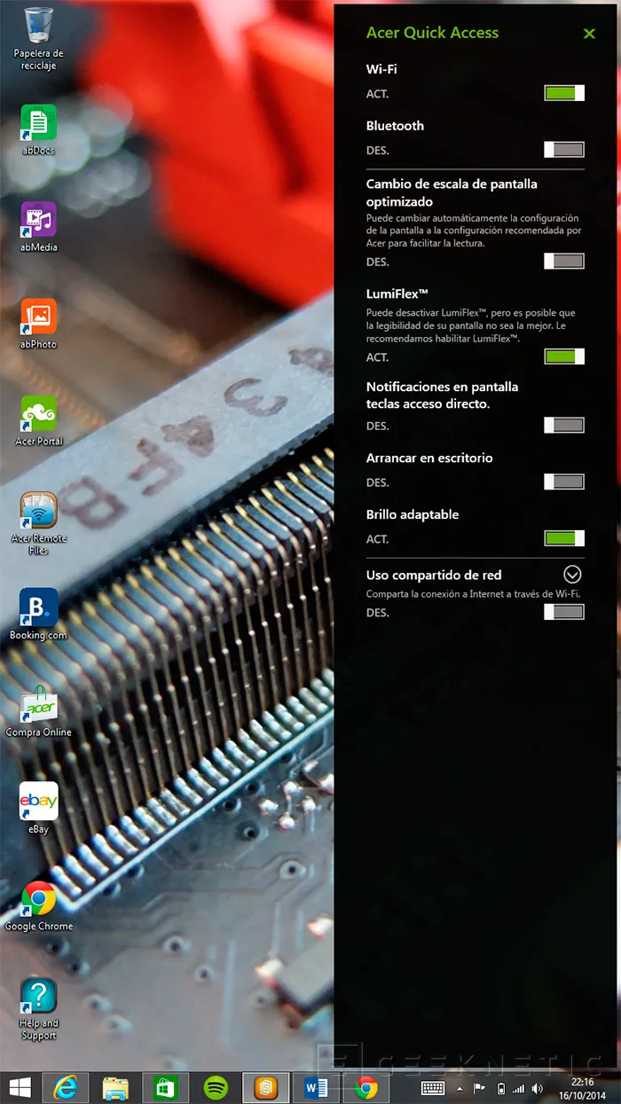 Geeknetic Acer Aspire Switch 10 19