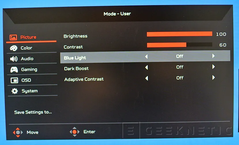 Geeknetic Monitor Acer Predator Z271 27”  Tobii 11