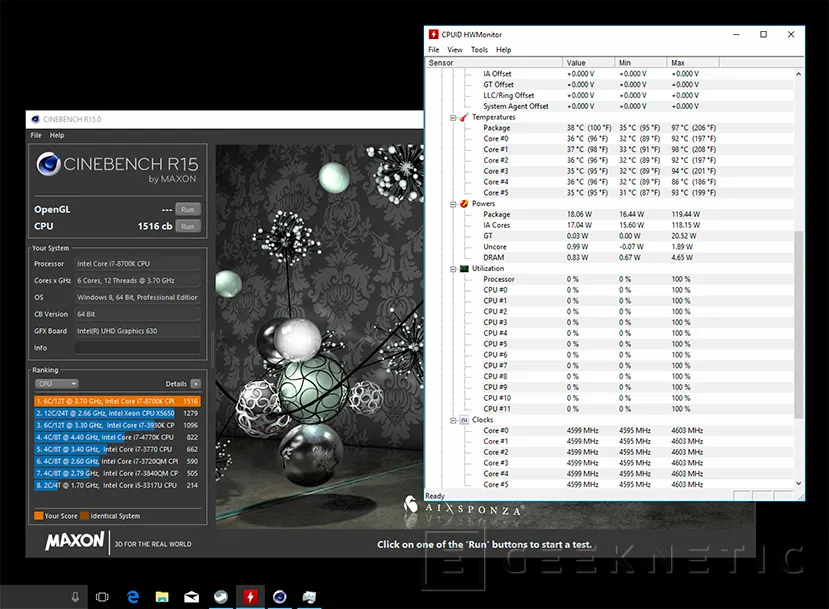 Geeknetic Intel Core i7-8700K  13
