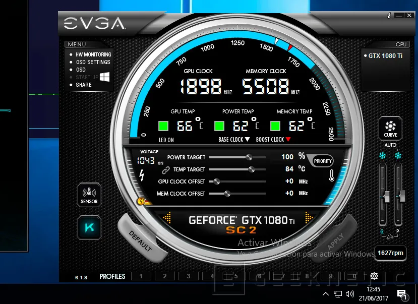 Geeknetic EVGA Geforce GTX 1080 Ti SC2 iCX 4